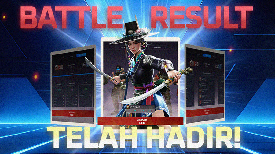 Point Blank Indonesia merombak Battle Results Screen dengan tampilan baru yang lebih detail, interaktif, dan transparan untuk analisis performa pemain.