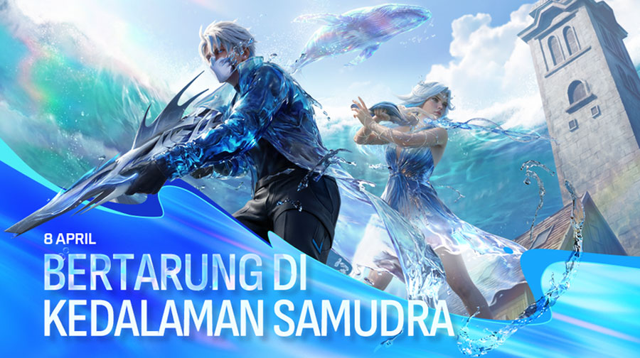 Update Free Fire April 2026 hadirkan tema Misteri Bawah Laut, karakter Ray, Login Streak Pyro, gameplay baru, dan hadiah eksklusif.