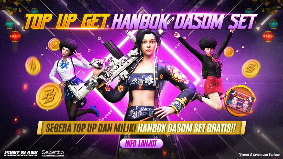 Point Blank Indonesia hadirkan sniper baru MTs-572 plus event pertengahan April 2026 dengan bonus EXP, Point, Lucky User, dan Top Up Get Item.