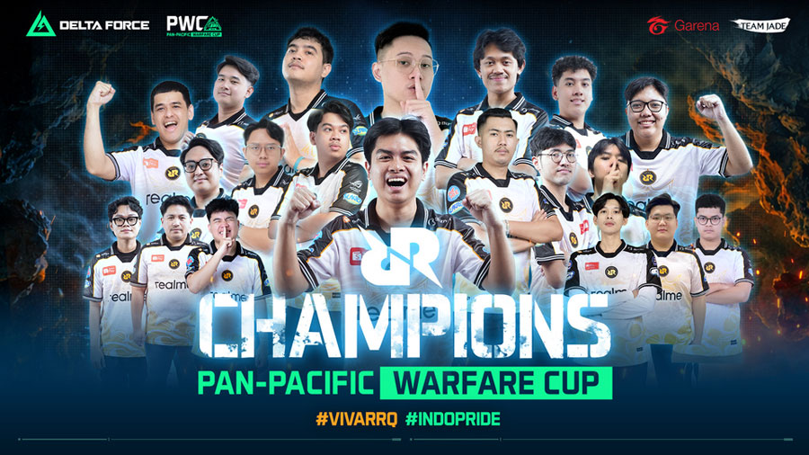 RRQ keluar sebagai juara Pan-Pacific Warfare Cup 2026 usai kalahkan Toxido 2-1 dan lolos ke Delta Force Invitational Warfare 2026 di Wuhan.