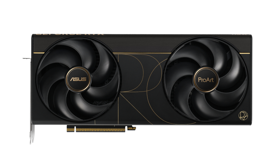 ASUS ProArt GeForce RTX 5090 hadir dengan performa AI 3352 TOPS, VRAM GDDR7 32 GB, desain 2,5 slot, dan pendinginan inovatif.