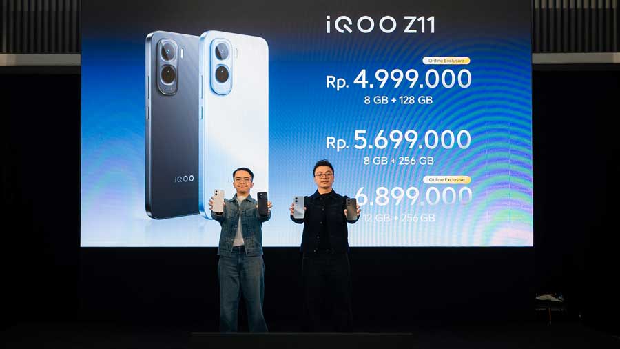 iQOO Z11 Series resmi hadir di Indonesia dengan baterai besar, performa stabil, layar nyaman, dan harga mulai Rp3 jutaan.