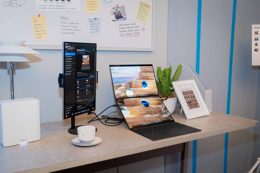 ASUS meluncurkan jajaran laptop AI terbaru 2026, mulai Zenbook DUO, Zenbook S OLED, hingga Vivobook dengan dukungan Copilot+ PC.