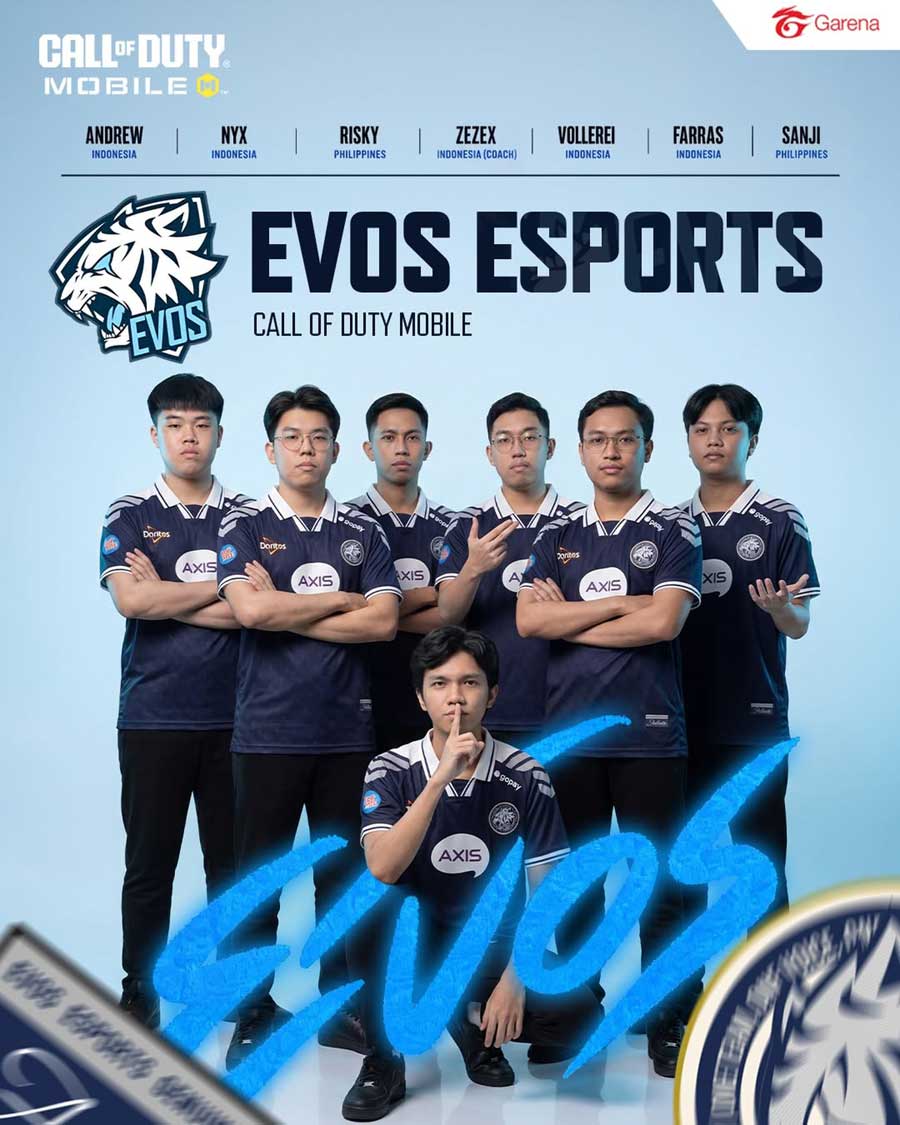 EVOS Esports hadir di Major Series 2026 CODM Indonesia, siap bersaing dengan roster berpengalaman dan bawa antusiasme baru bagi komunitas gaming.