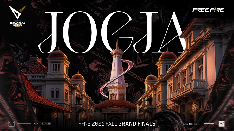 Grand Finals FFNS 2026 Fall akan hadir di Yogyakarta pada Juli 2026, bertepatan dengan ulang tahun ke-9 Free Fire secara global.