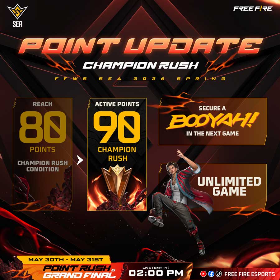 FFWS SEA 2026 Spring memasuki Grand Finals dengan RRQ Kazu, EVOS Divine, dan Bigetron by Vitality sebagai wakil Indonesia.