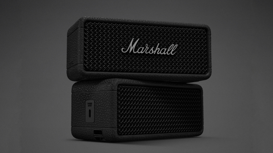Marshall Emberton III hadir di Indonesia dalam warna Vintage Black dan Black & Silver dengan baterai 32 jam, IP67, dan audio 360°.