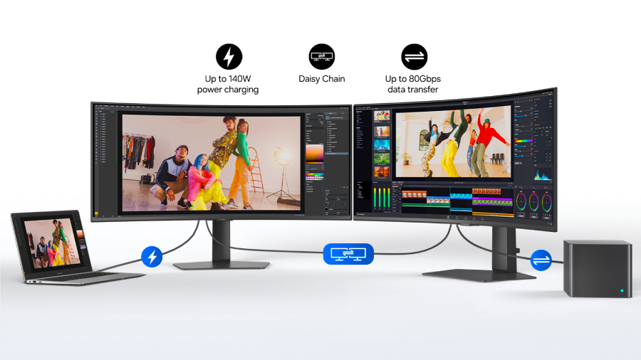 Samsung menghadirkan Odyssey OLED G8 dan G7 untuk gamer kompetitif, serta ViewFinity S8 untuk produktivitas kreatif premium.