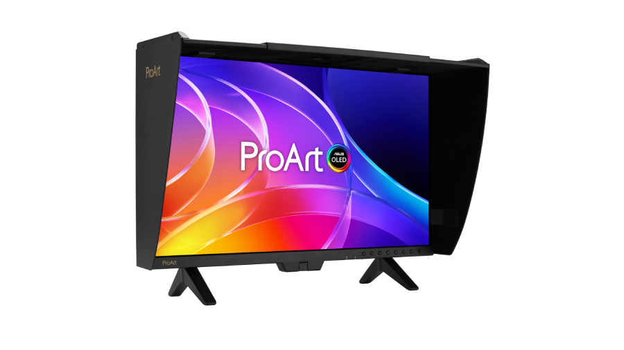 ASUS ProArt Display OLED PA27USD dan PA32USD hadir dengan panel 4K QD-OLED, warna akurat Delta E<1, HDR, dan konektivitas lengkap.