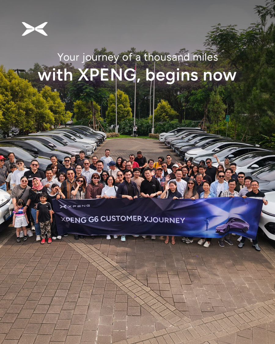 XPENG Indonesia menyerahkan 100 unit XPENG G6 kepada pelanggan, lengkap dengan program XJourney dan inisiatif penanaman mangrove.