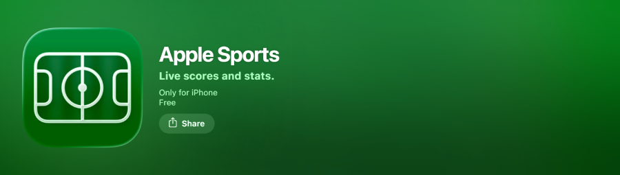 Apple Sports kini tersedia di lebih dari 170 negara, menghadirkan skor, statistik, widget, dan fitur khusus untuk mengikuti Piala Dunia.