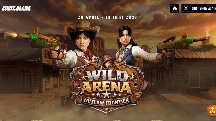Point Blank Indonesia merilis Season Pass Wild Arena: Outlaw Frontier dengan tema Wild West, karakter eksklusif, senjata permanen, dan reward menarik.