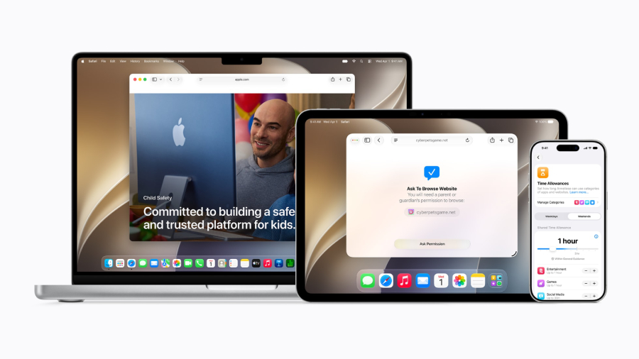 Apple memperkenalkan fitur keamanan anak baru di iOS 27, iPadOS 27, dan macOS 27 untuk membantu orang tua mengatur akses digital anak.