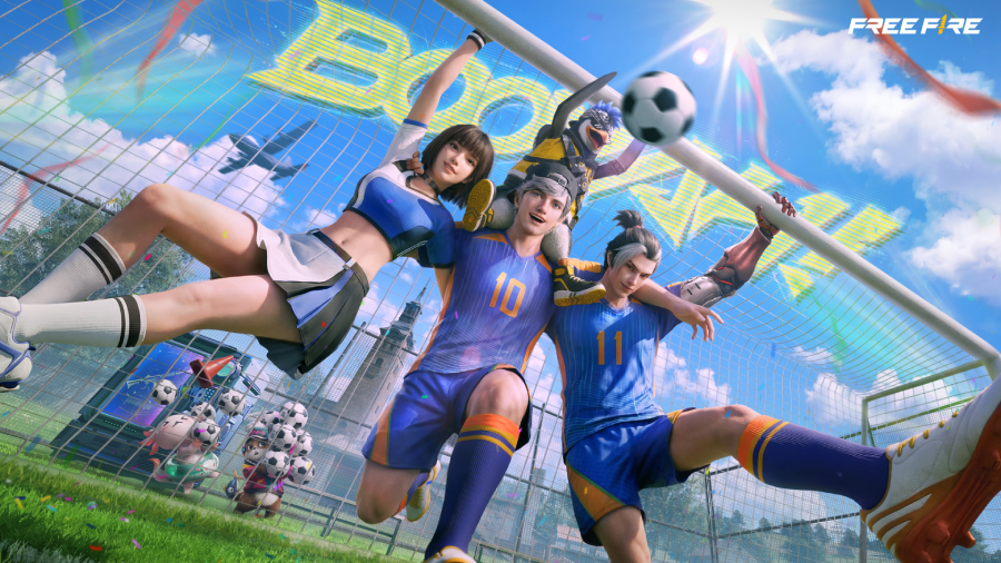 Free Fire mengajak pemain meriahkan event Fire Kickoff bertema sepak bola dengan hadiah eksklusif, mini game, dan fitur seru mulai 5–23 Juni 2026.
