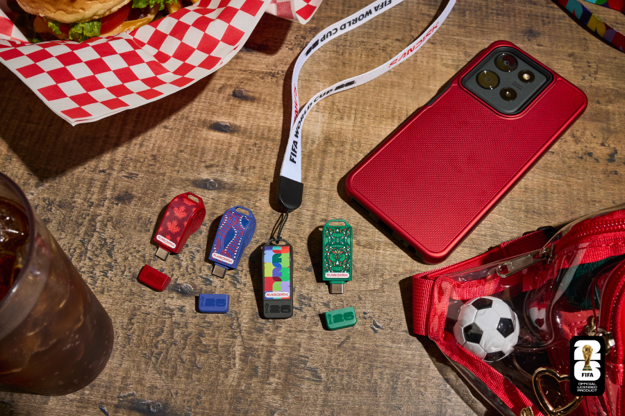 Sandisk meluncurkan koleksi resmi FIFA World Cup 2026 untuk membantu penggemar dan kreator menyimpan momen sepak bola bersejarah.