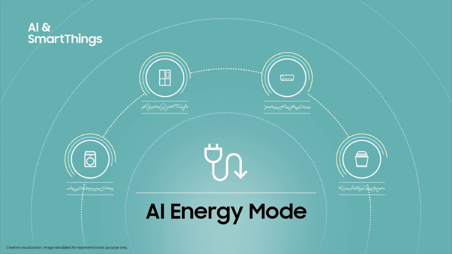 AI Energy Mode Samsung membantu mengelola konsumsi listrik AC dan kulkas lewat SmartThings agar penggunaan energi lebih efisien.