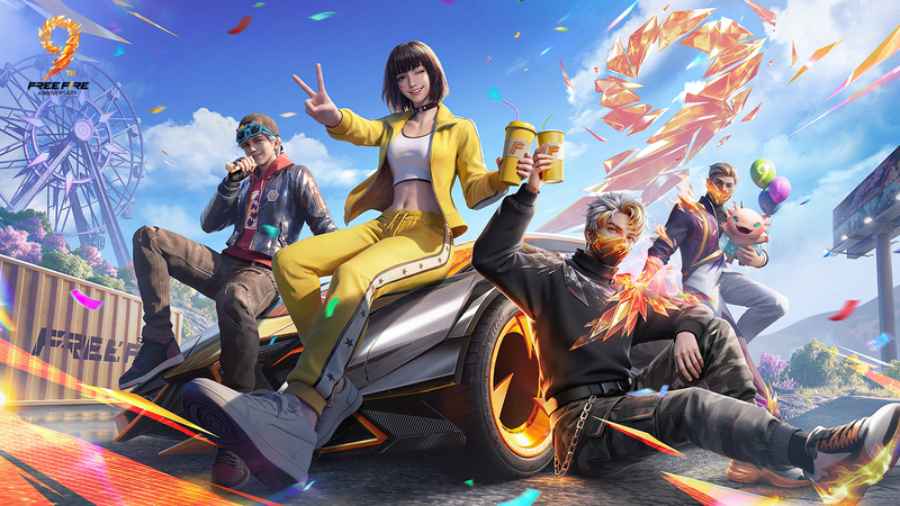 Free Fire rayakan ulang tahun ke-9 lewat event Pesta 9, update gameplay, hadiah gratis, motor custom, hingga festival rakyat di Yogyakarta.
