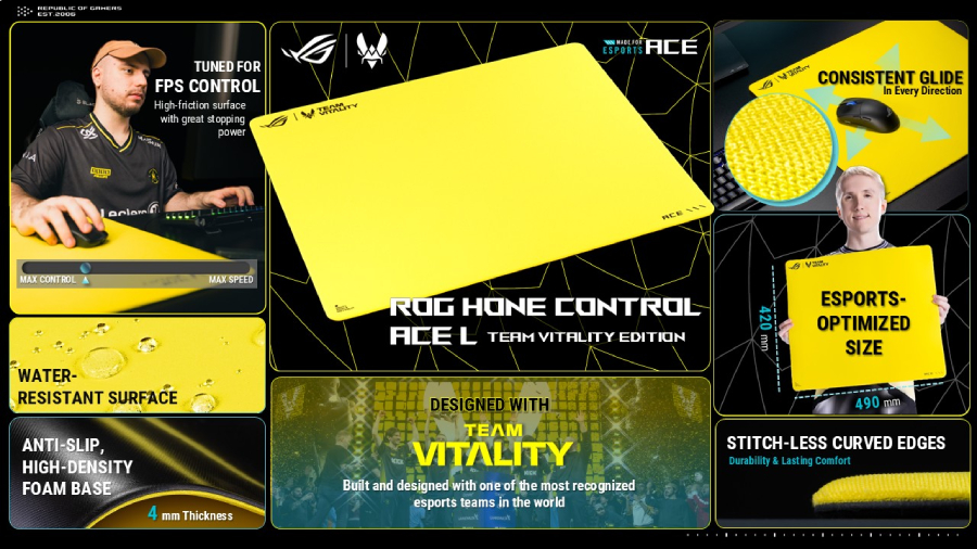 ASUS ROG perkuat posisi di esports dengan peluncuran mousepad, keyboard, monitor OLED, kerja sama tim elit, dan akun Instagram ROG Esports terbaru.
