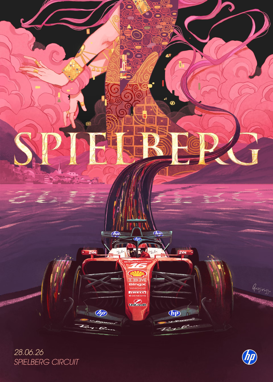 Scuderia Ferrari HP menatap GP Austria 2026 di Spielberg dengan update power unit, Dino Beganovic di FP1, dan fokus pada detail kecil.