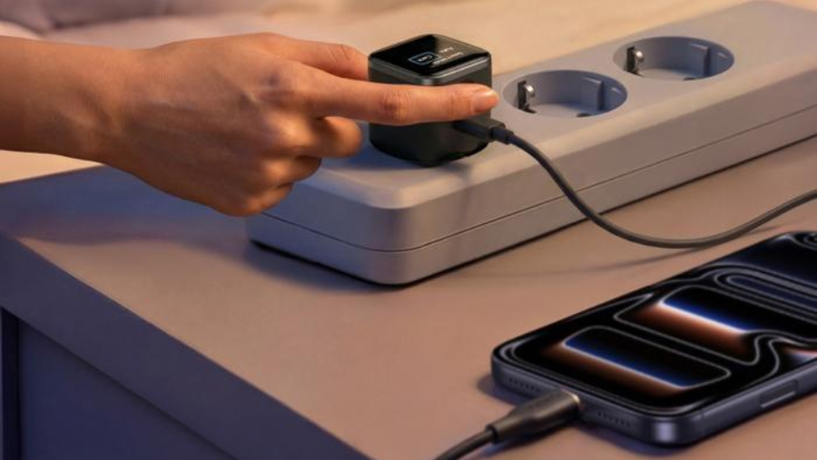 Anker Nano 45W Smart Display Charger hadir dengan pengisian cepat, Care Mode, layar pintar, dan desain ringkas untuk menjaga baterai awet.