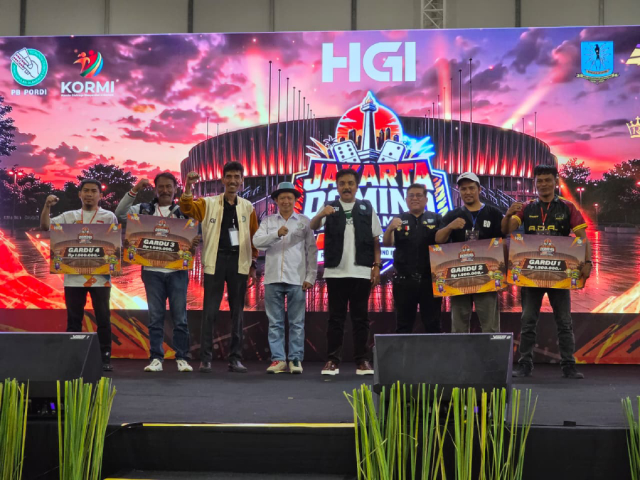 HGI Jakarta Domino Tournament 2026 berakhir dengan RMC 82 sebagai juara setelah mengalahkan lebih dari 1.000 peserta di Jakarta.