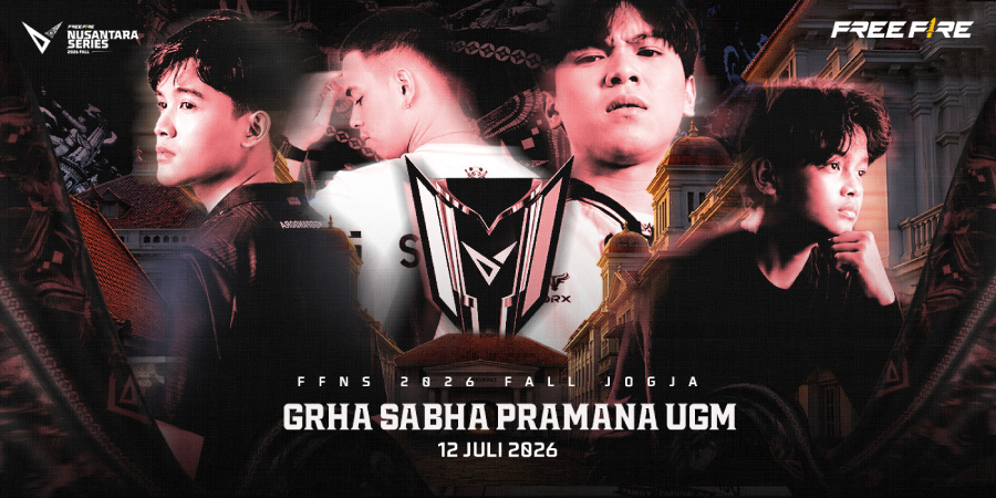 Grand Finals FFNS 2026 Fall dan Pesta 9 Free Fire hadir di Yogyakarta pada 12 Juli 2026 dengan esports, hiburan, dan hadiah.