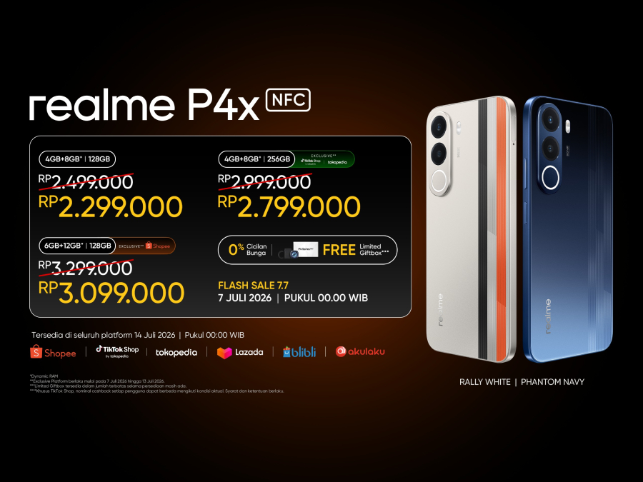 realme P4 Series hadir di Indonesia dengan baterai 8000mAh, performa gaming stabil, fitur AI, dan harga terjangkau untuk anak muda.