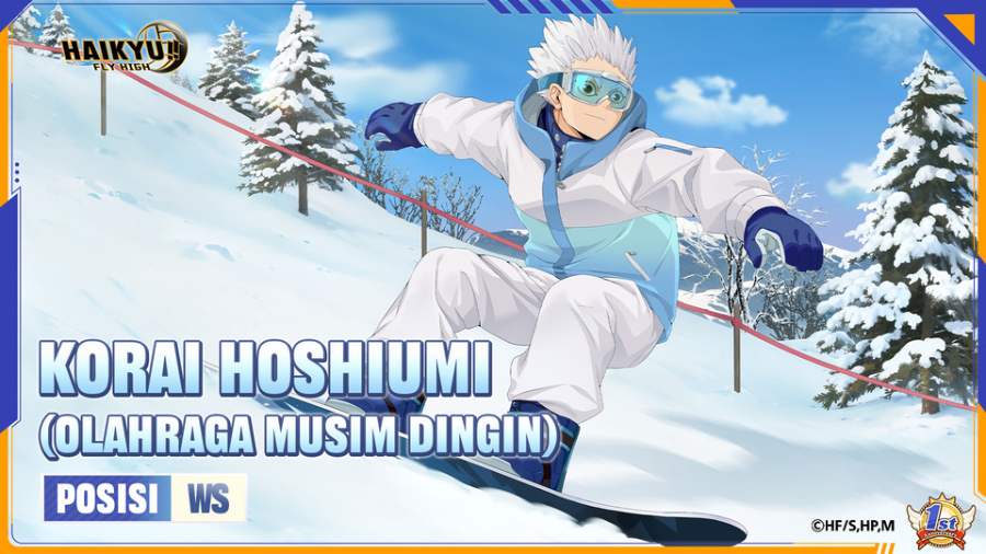 HAIKYU!! FLY HIGH merayakan ulang tahun pertama dengan hadiah login, karakter SP baru, pemain UR gratis, dan minigame spesial.