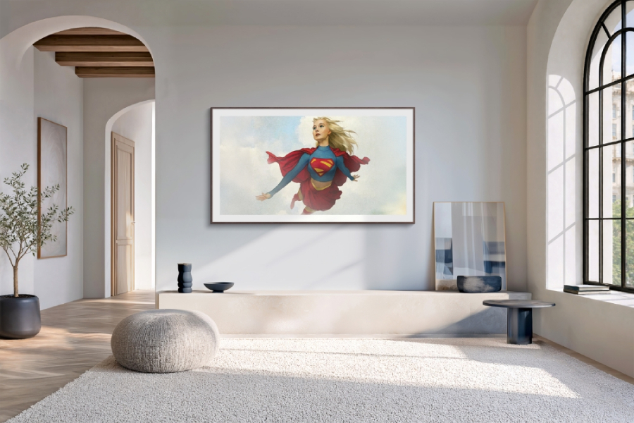 Samsung berkolaborasi dengan Warner Bros. Pictures dan DC Studios menghadirkan koleksi seni digital Supergirl di Samsung Art Store.