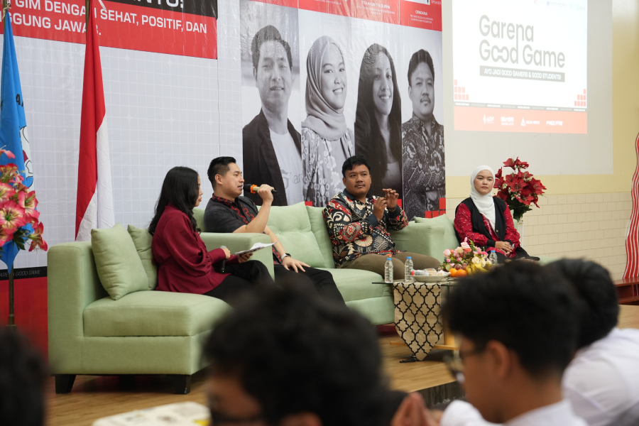 Garena dan Komdigi RI mengedukasi pelajar, guru, serta orang tua tentang kebiasaan bermain game yang sehat melalui Good Game di Sekolah.
