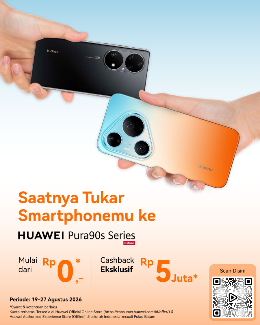 HUAWEI Pura 90s Series hadir dengan kamera telephoto 200MP, AI Photography, baterai 6000 mAh, SuperCharge, dan desain premium.