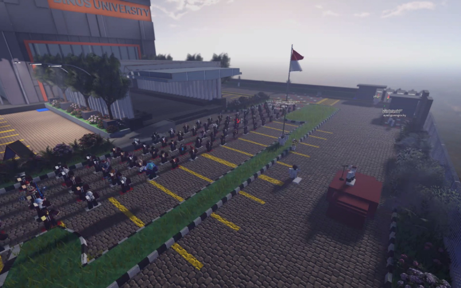 BINUS University rayakan HUT RI ke-81 lewat upacara bendera virtual di Roblox yang memadukan nasionalisme, teknologi & kreativitas mahasiswa