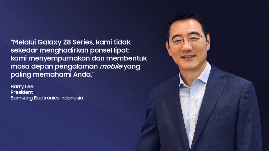 Samsung memperkuat kepemimpinan foldable di Indonesia lewat Galaxy Z Fold8 Series dengan desain baru, Flex Titanium, Galaxy AI, dan fitur produktivitas.