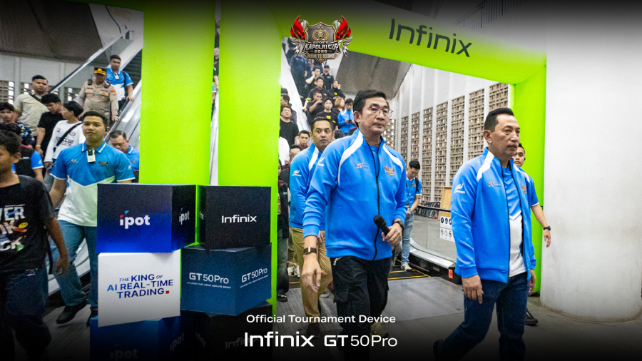 Infinix GT 50 Pro menjadi Official Tournament Device Kapolri Cup 2026 dengan layar 144Hz, GPU Frame Interpolation & sistem pendinginan gaming
