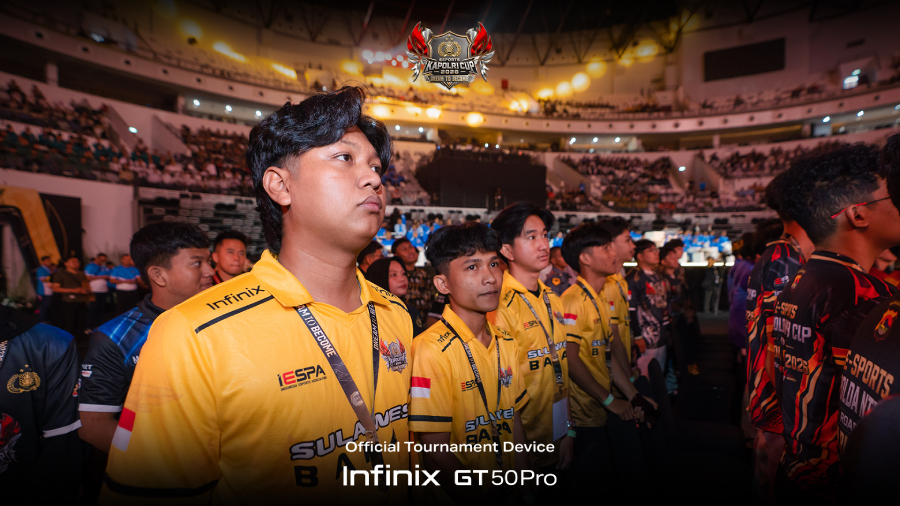 Infinix GT 50 Pro menjadi Official Tournament Device Kapolri Cup 2026 dengan layar 144Hz, GPU Frame Interpolation & sistem pendinginan gaming