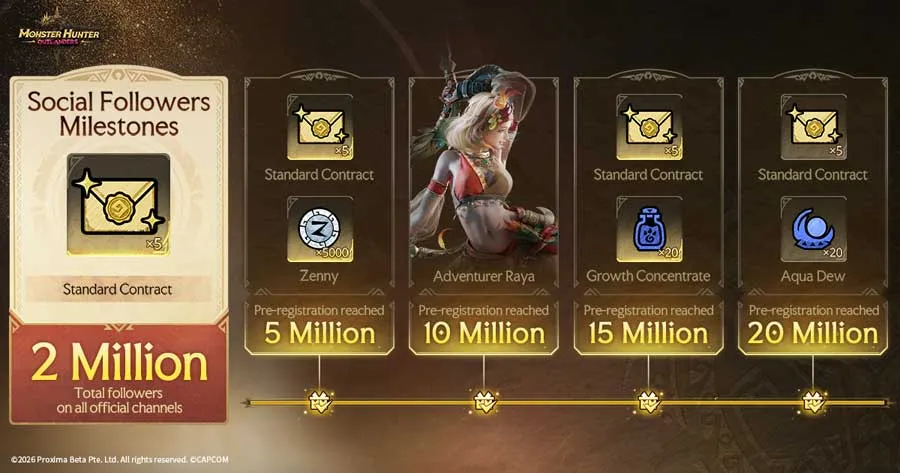 Monster Hunter Outlanders membuka pra-registrasi di Indonesia dan memperkenalkan Elder Dragon baru, Ruger Aidal, di gamescom 2026.