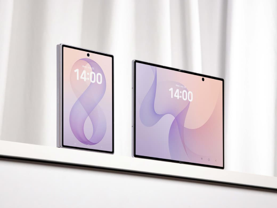 Galaxy Z Fold8 hadir dengan bobot hanya 201 gram, desain seukuran paspor, serta dua layar yang mendukung mobilitas dan produktivitas pengguna