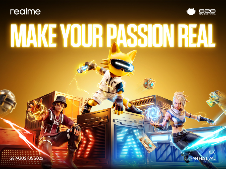 realme 828 Gaming Tournament 2026 membuka kesempatan pemain MLBB Indonesia menjadi pro player melalui trial eksklusif bersama Team RRQ.