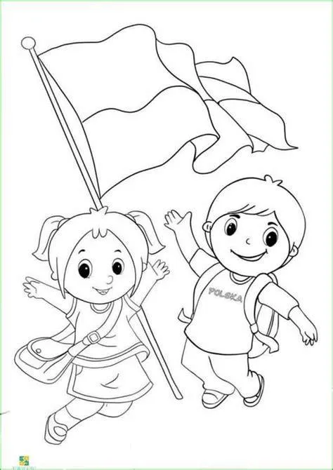 Gambar Tema Kemerdekaan untuk Anak TK yang Mudah