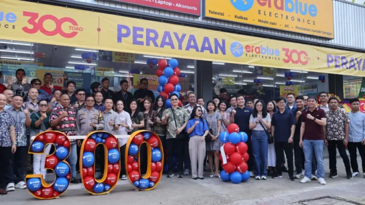 Erablue Buka Toko ke-300 di Cempaka Putih