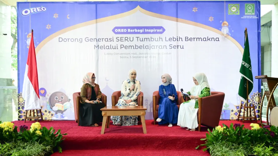 OREO dan Fatayat NU berkolaborasi memperkuat peran ibu dalam menciptakan Ekosistem Ramah Anak melalui pembelajaran seru dan interaktif.