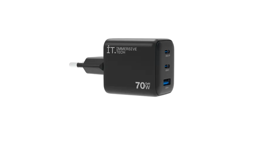 IT MaxGaN Charger 70W resmi hadir dengan teknologi GaN, tiga port, PD 3.0 dan PPS. Charger ringkas ini dibanderol Rp499.000.