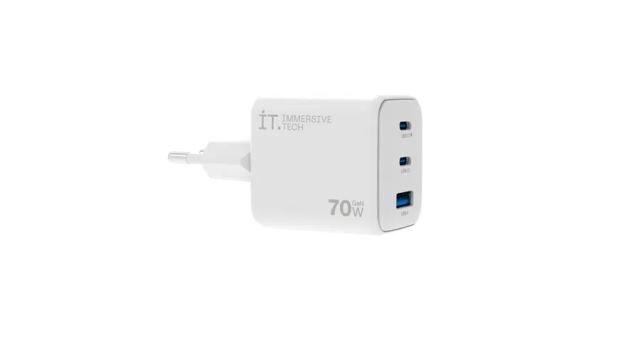 IT MaxGaN Charger 70W resmi hadir dengan teknologi GaN, tiga port, PD 3.0 dan PPS. Charger ringkas ini dibanderol Rp499.000.