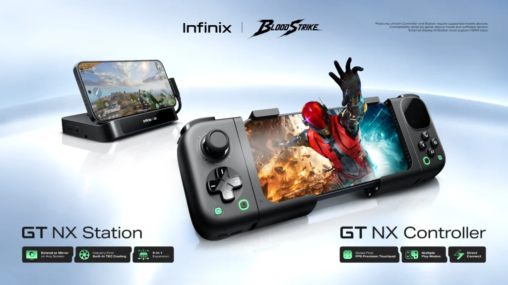 Infinix GT NX Series hadir dengan GT NX Controller dan GT NX Station untuk pengalaman mobile gaming lebih presisi, imersif, dan terjangkau.