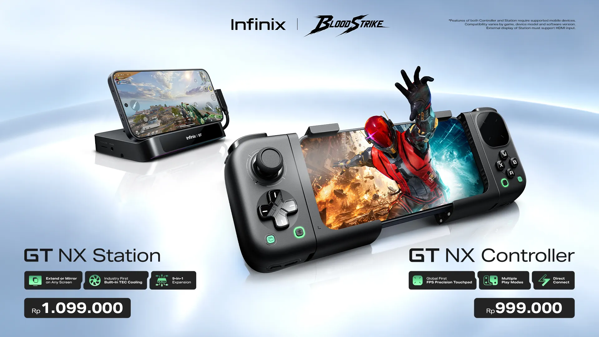 Infinix GT NX Series hadir dengan GT NX Controller dan GT NX Station untuk pengalaman mobile gaming lebih presisi, imersif, dan terjangkau.