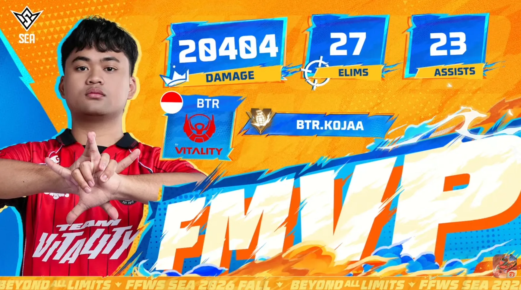 Bigetron by Vitality menjadi juara FFWS SEA 2026 Fall setelah melewati 12 pertandingan sengit dalam format Champion Rush di Grand Finals.