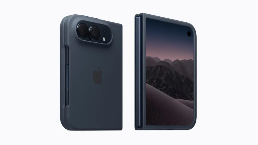 Apple memperkenalkan iPhone Duo dengan layar lipat 7,6 inci, chip A20 Pro, kamera 48 MP, iOS 27, dan baterai hingga 44 jam.