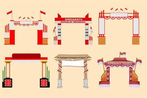 Desain Gapura 17 Agustus Terbaik untuk Kampung Meriah