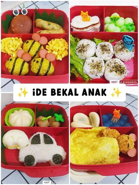 Kreasi Bekal Anak TK Mudah, Sehat, dan Menarik