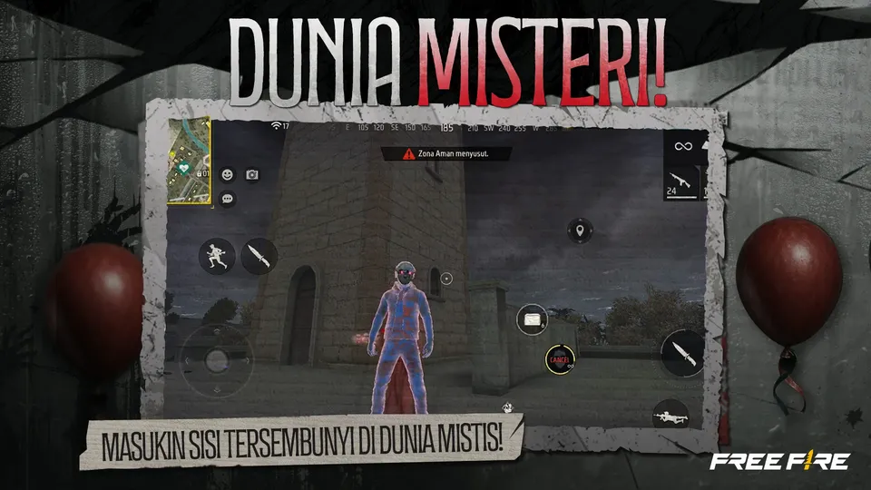 Event Halloween Free Fire 2026 hadirkan Dunia Mistis dengan fitur boneka hantu, mode permainan spesial & hadiah bundle gratis Cloaked Terror